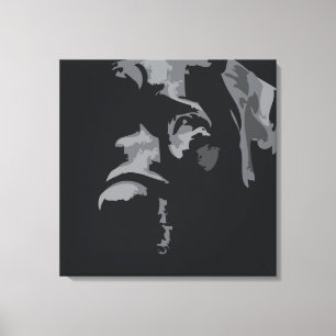 Schwarze Labrador Seelenaugen Leinwanddruck