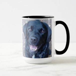 Schwarze Labrador-Tasse Tasse