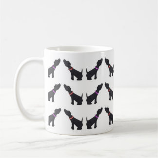 Schwarze Labrador-Tasse Tasse