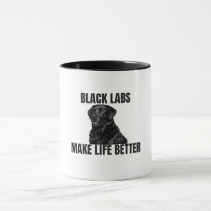 Schwarze Labradors machen das Leben besser – Freun Tasse