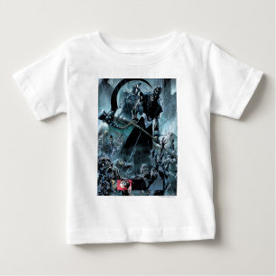 Schwarze Laternen-Korps-Platte Baby T-shirt