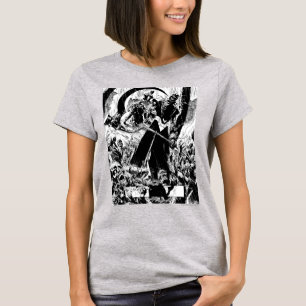 Schwarze Laternenkorps - Schwarzweiß T-Shirt