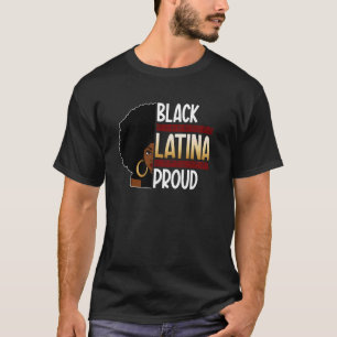 Schwarze Latina Stolze Afro Latina Afrikanischer S T-Shirt