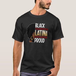 Schwarze Latina Stolze Afro Latina Afrikanischer S T-Shirt