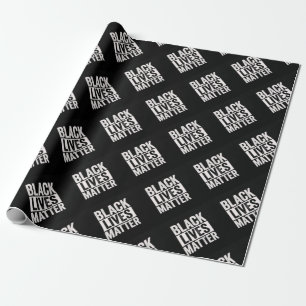 Schwarze Leben-Angelegenheit Geschenkpapier