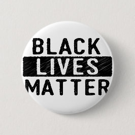 Schwarze Leben-Angelegenheit - mutiger Entwurf - Button