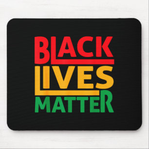 Schwarze Leben Blm Menschenrechte Schwarze Geschic Mousepad