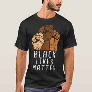 Schwarze Leben Blm Menschenrechte Schwarze Geschic T-Shirt