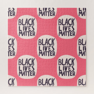 Schwarze Leben sind wichtig, kalligraphisches Must Puzzle