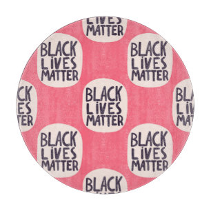 Schwarze Leben sind wichtig, kalligraphisches Must Schneidebrett