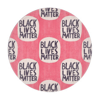 Schwarze Leben sind wichtig, kalligraphisches Must Schneidebrett