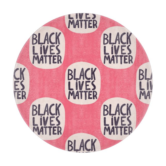 Schwarze Leben sind wichtig, kalligraphisches Must Schneidebrett (Vorderseite)