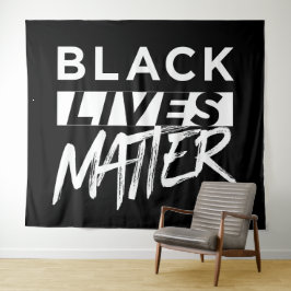Schwarze Leben sind wichtig riesig Wandteppich