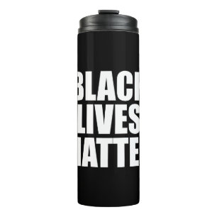 Schwarze Leben zählen Thermosbecher