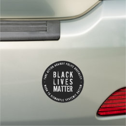 Schwarze Lebensfrage Auto Magnet
