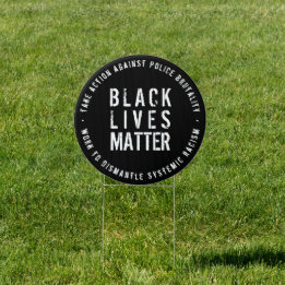 Schwarze Lebensfrage Gartenschild