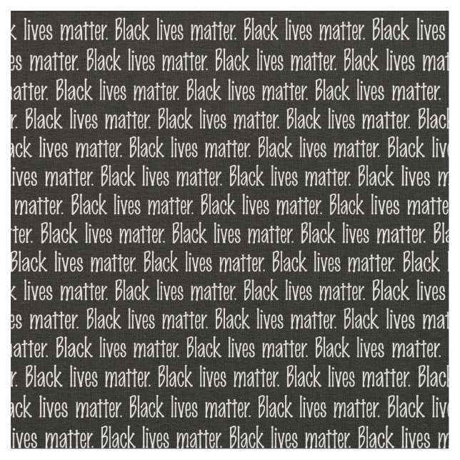 Schwarze Lebensfrage Stoff (Nahaufnahme)