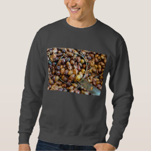 Schwarze Leccino Olive Sweatshirt