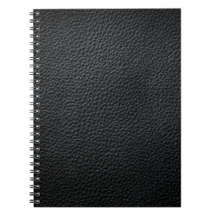 Schwarze Ledertextur und Hintergrundleder,Textur Notizblock