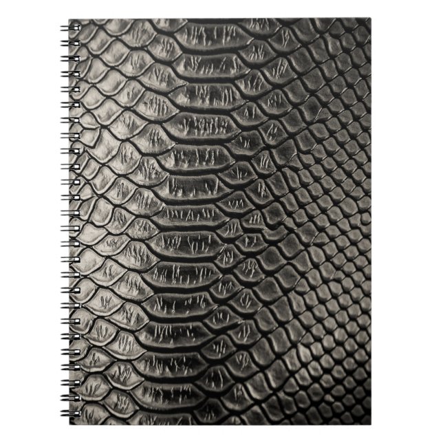 Schwarze Ledertextur, Verwendung im Hintergrund. Notizblock (Vorderseite)