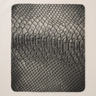 Schwarze Ledertextur, Verwendung im Hintergrund. Sherpadecke