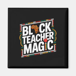 Schwarze Lehrerin Magie Afro Schwarze Geschichte M Magnet