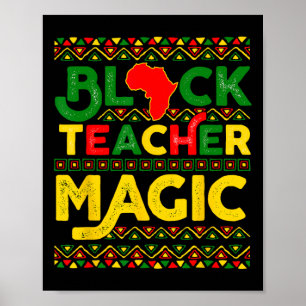 Schwarze Lehrermagie Schwarze Geschichte Monat Jun Poster