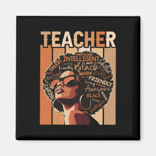 Schwarze Lehrermagie Schwarze Geschichtserziehung Magnet