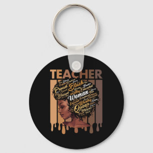 Schwarze Lehrermagie Schwarze Geschichtserziehung  Schlüsselanhänger