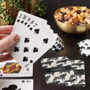 Schwarze Leopards Spielkarten