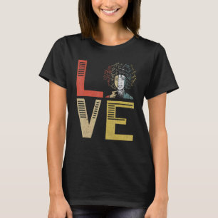 Schwarze Liebe Afrozentric Black History Montag Bl T-Shirt