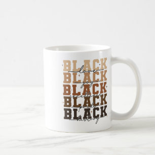Schwarze Liebe Freude Exzellenz Stolz Geschichte A Kaffeetasse