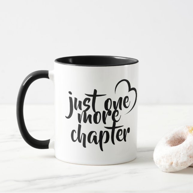 Schwarze Liebe gerade ein weiteres Kapitel - Tasse (Mit Donut)