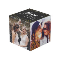 Schwarze Liebe ist Liebe Gold Confetti - Hochzeite