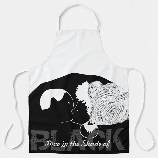 SCHWARZE LIEBE SCHÜRZE (Vorderseite)