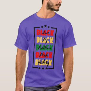 Schwarze Liebe Schwarze Freude Schwarze Exzellenz T-Shirt