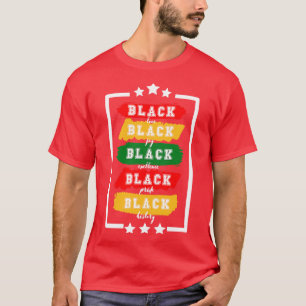 Schwarze Liebe Schwarze Freude Schwarze Exzellenz T-Shirt