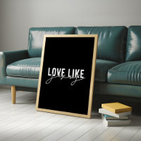 Schwarze Liebe wie Jesus Christlich