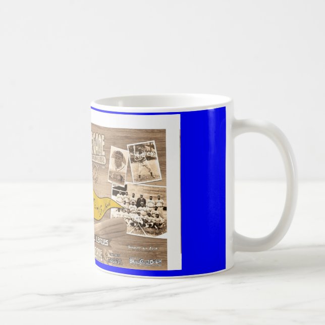 Schwarze-Liga-Baseball-Tasse Kaffeetasse (Rechts)