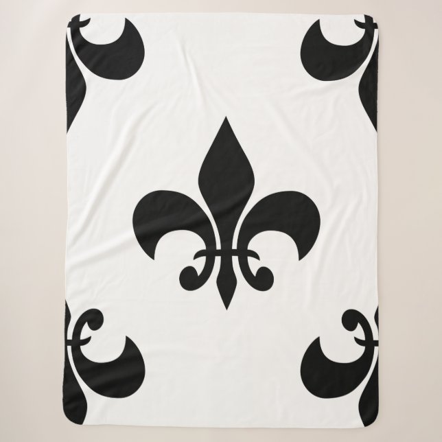 schwarze Lilie Sherpadecke (Vorderseite)