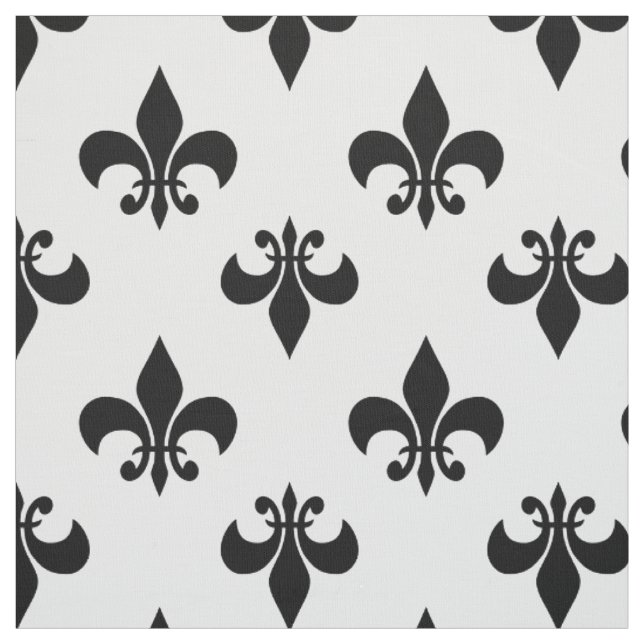schwarze Lilie Stoff (Muster)