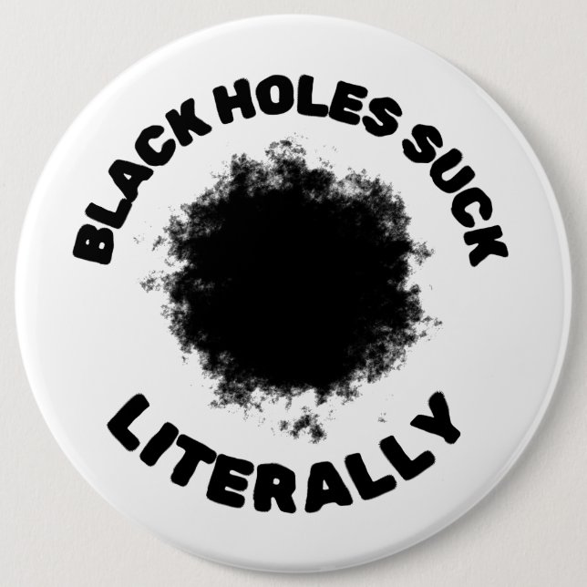 Schwarze Löcher Button (Vorderseite)