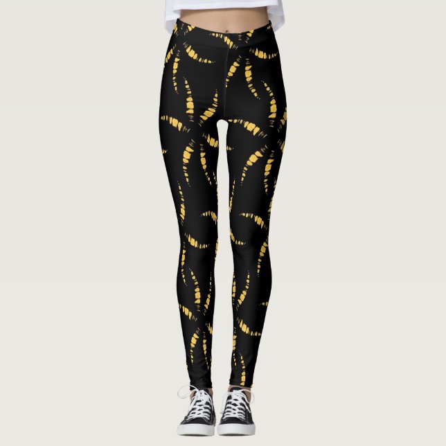 Schwarze Löcher Leggings (Vorderseite)