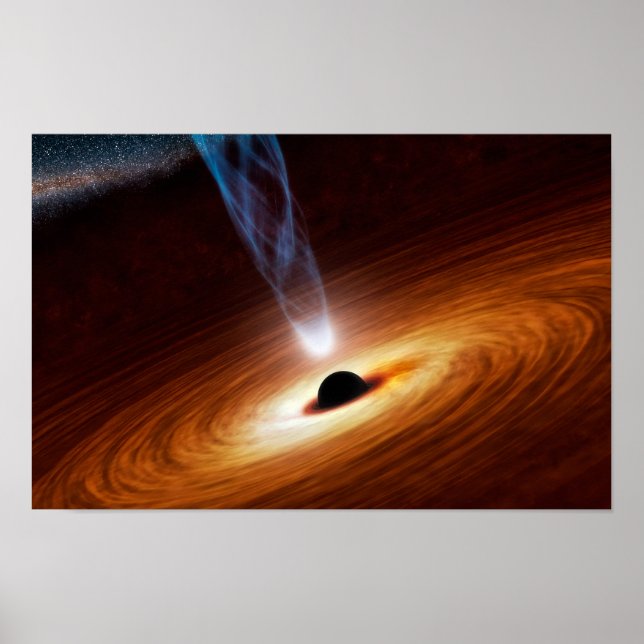 Schwarze Löcher - Monster im Weltraum Poster (Vorne)