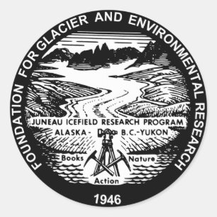 Schwarze Logo-Aufkleber für JIRP 3" (jeweils 6) Runder Aufkleber