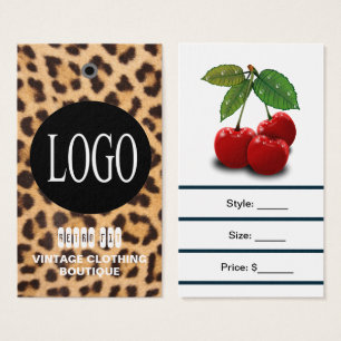 Schwarze Logos mit Barcode-Schmuck-Preisschildern