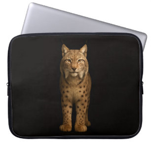 Schwarze Luxus-Laptop-Hülle 4, Silent Lynx Laptopschutzhülle