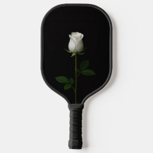Schwarze Luxus-Pickleball-Paddle mit reiner weißer Pickleball Schläger