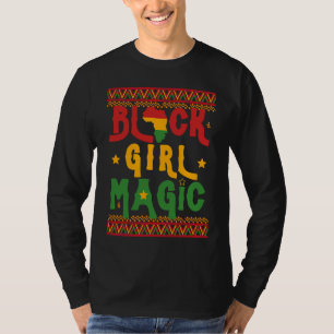 Schwarze Mädchen Magie Afroamerikanische Schwarze T-Shirt