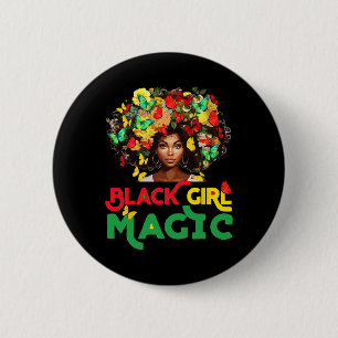 Schwarze Mädchen Magie Schwarze Geschichte Monat S Button